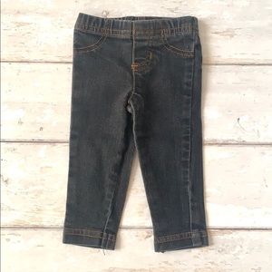 Baby 6m Skinny Jeans Dark Wash Denim Pants Carters Brand Unisex Boy Girl